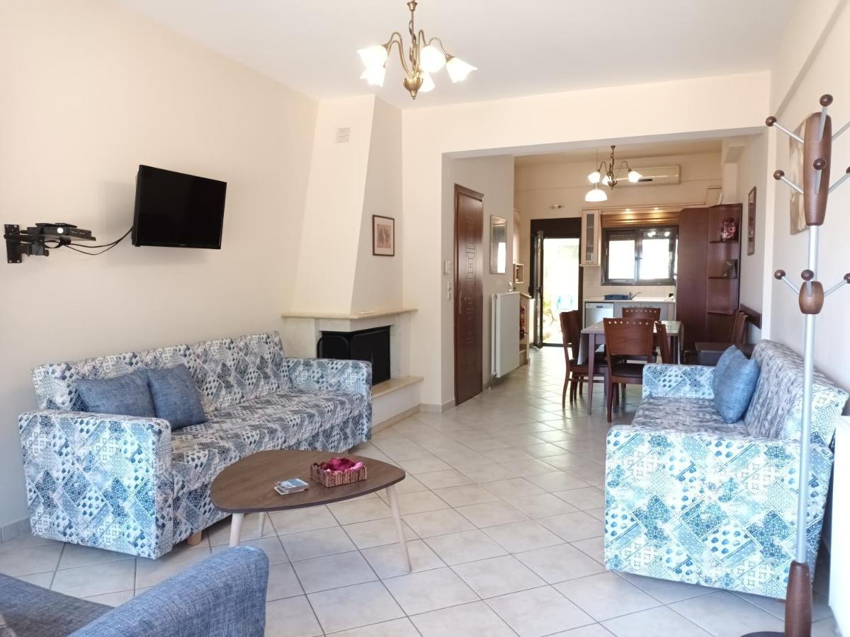 Meltemi Villa Chrysi Ammoudia Luaran gambar