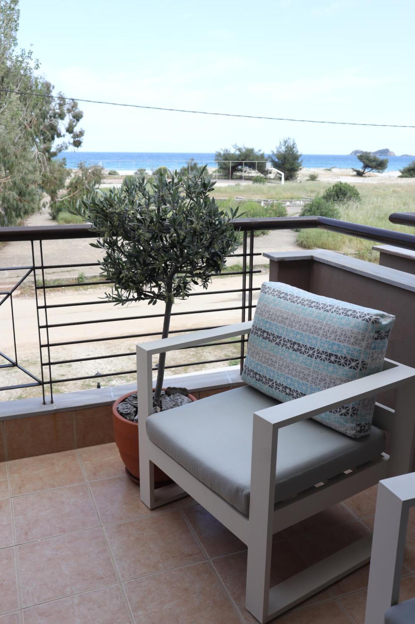 Meltemi Villa Chrysi Ammoudia Luaran gambar
